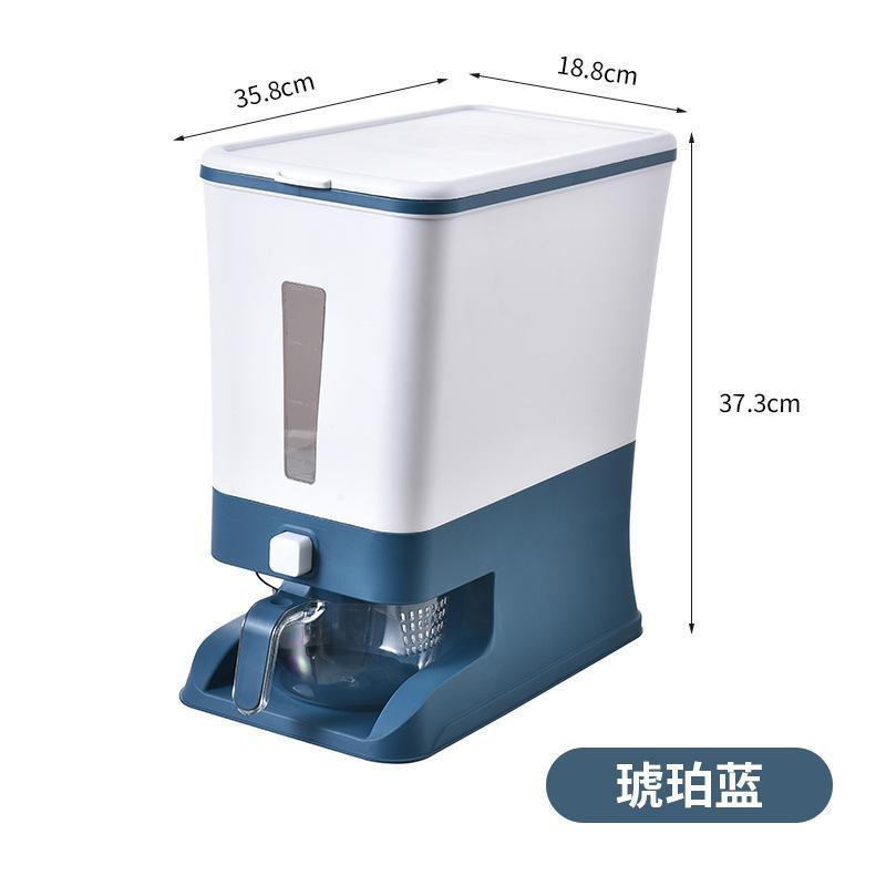 Rice bucket sealed and moisture-proof 24 kg flour bucket rice flour storage tank household kitchen tidying storage rice storage box