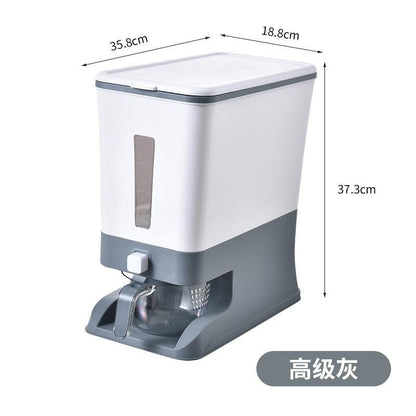 Rice bucket sealed and moisture-proof 24 kg flour bucket rice flour storage tank household kitchen tidying storage rice storage box