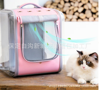 Pet bag space capsule new 2022 pet breathable good pet out bag cat portable dog bag pet supplies