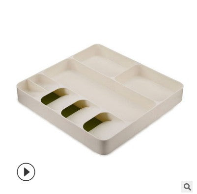 A variety of retractable cutlery and chopsticks storage box kitchen drawer organizer cutlery divider shelf storage rack