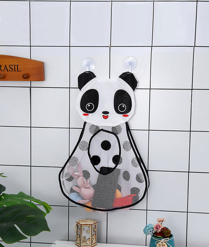 Baby bath play water toy storage bag waterproof hanging bag finishing bag bathroom toilet drain net bag pocket children