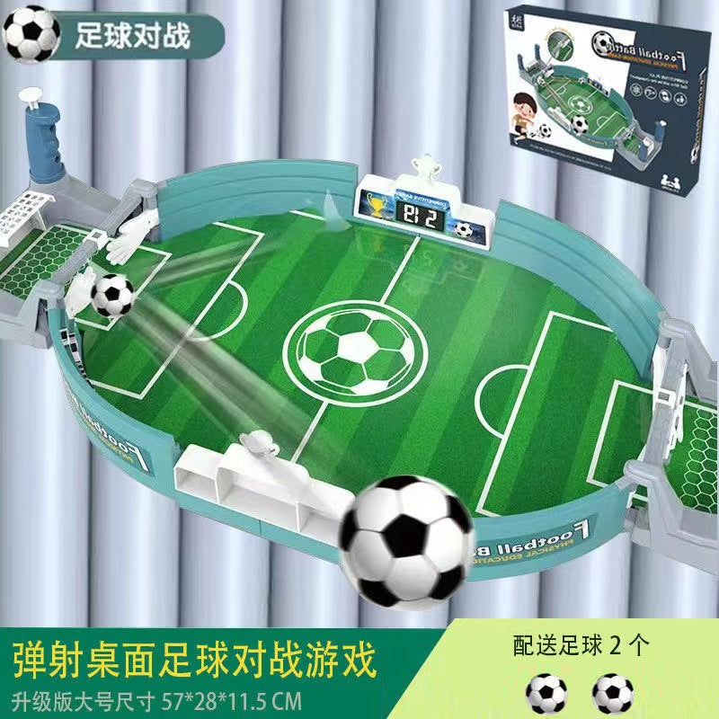 Large football table children's puzzle two-person competitive battle parent-child interactive desktop World Cup kicking game cross-border