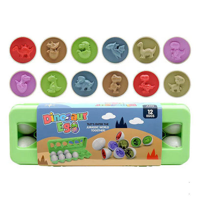 Early education educational toys identify color smart eggs simulation eggs 12 sets of fruit and vegetable shape twisted eggs