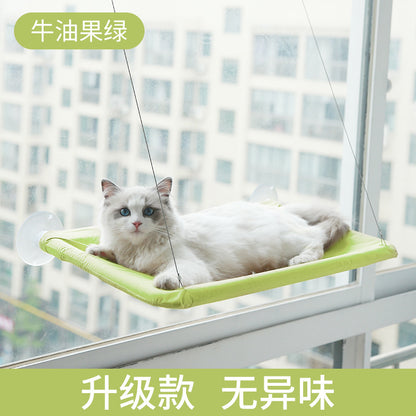 Four Seasons Pet Nest Supplies Suction Cup Cat Hammock Window Sill Hanging Cat Hammock Removable and Washable Cat Nest