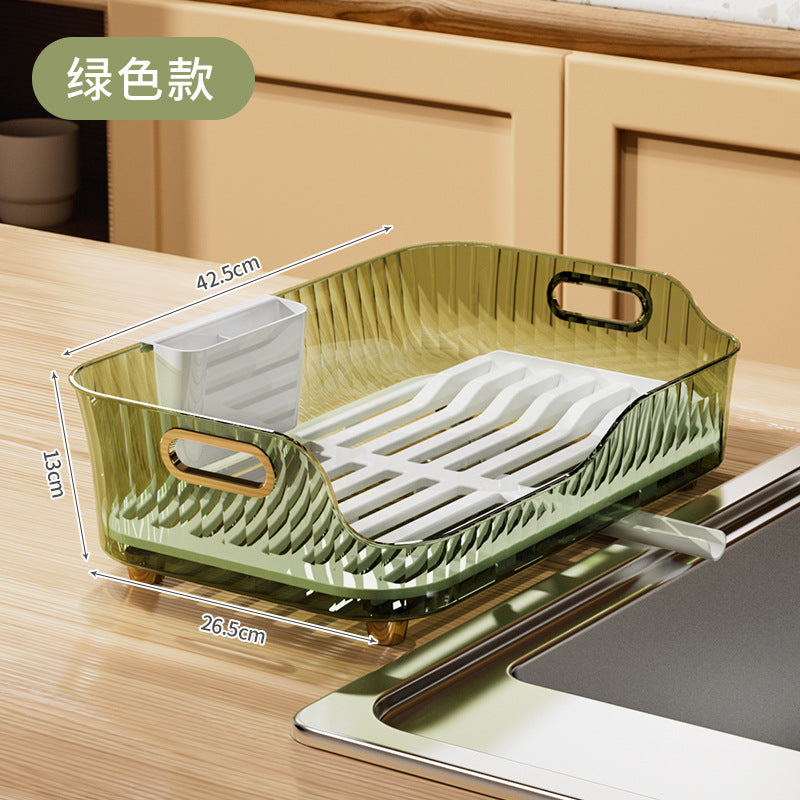 Kitchen dish storage box put bowl box drain bowl rack kitchen fruit and vegetable drain storage box