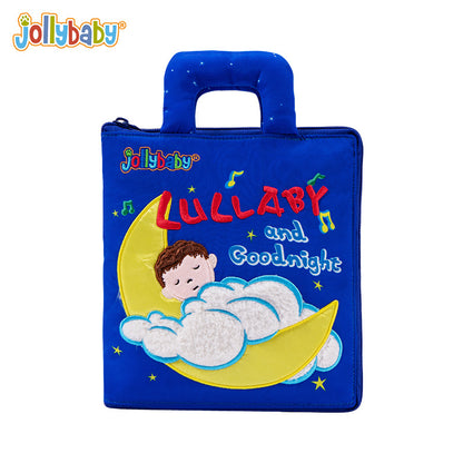 jollybaby local tyrant book Montessori children's early education cloth book quiet cloth book cross-border new children's gift