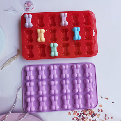 Silicone 18 bone 163 chocolate baking pastry biscuit muffin cake mold dessert kitchen tool