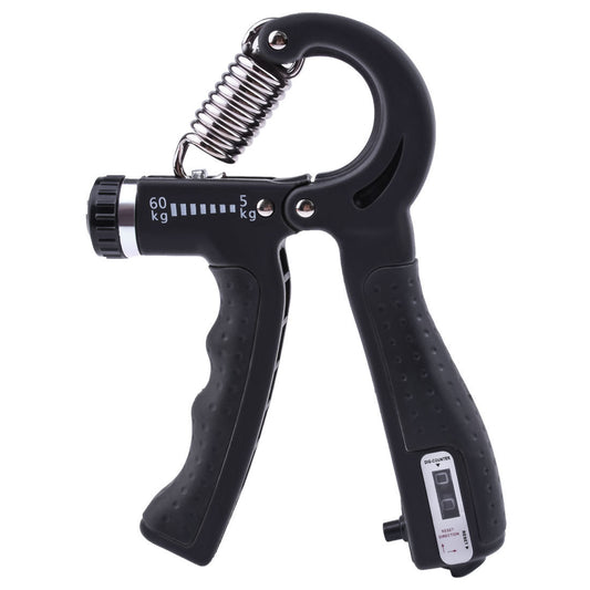 Adjustable Grip R-type Spring Mechanical Counting Grip Multifunctional Finger Rehabilitation Training Gym