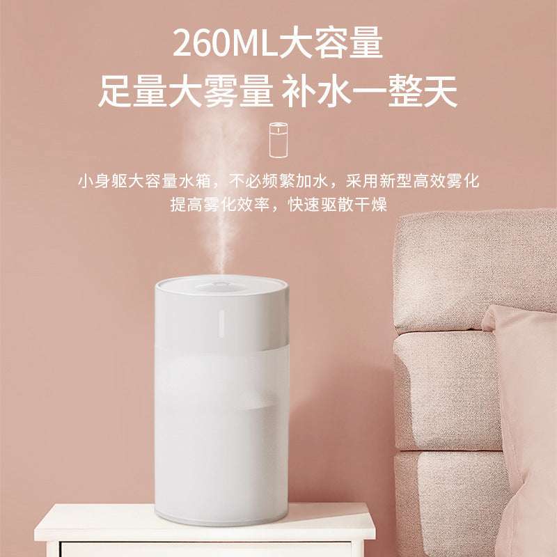 New mini humidifier home bedroom office desktop silent dormitory small spray car aromatherapy humidifier